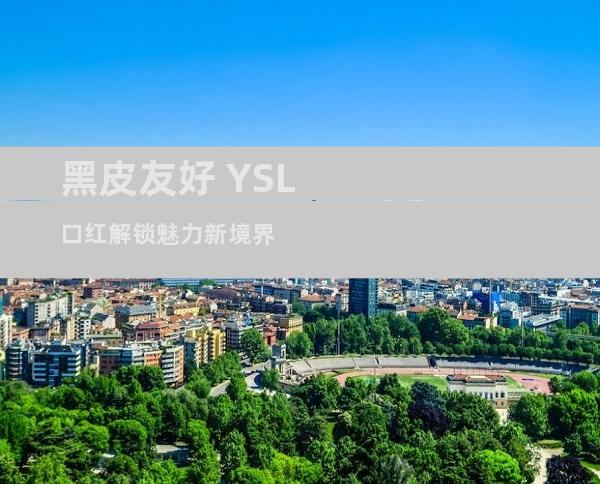 黑皮友好 YSL口红解锁魅力新境界